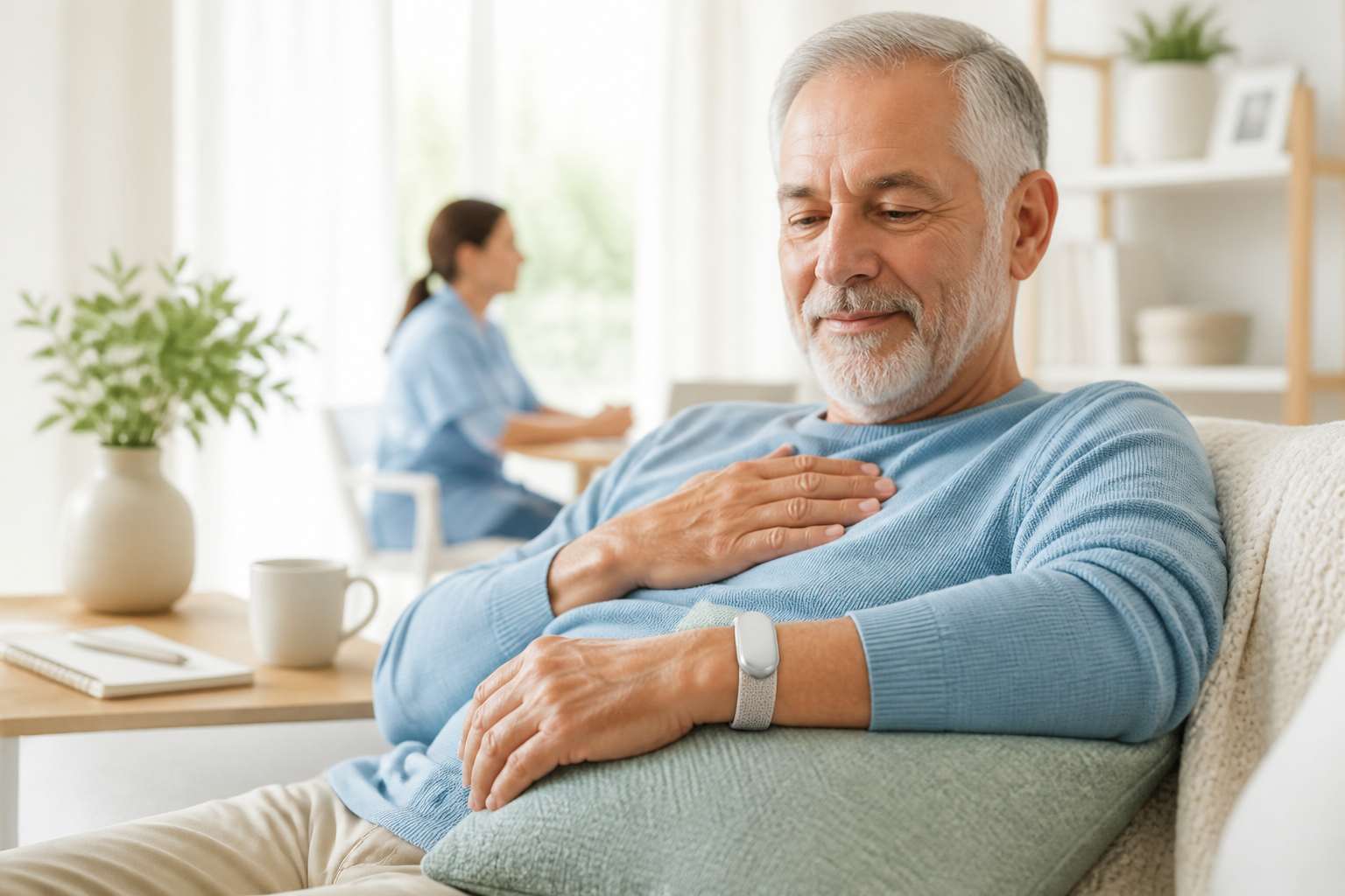 Mandzo Sentinel acute care and remote monitoring band concept
